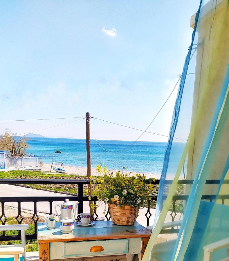Апартаменты Socrates Sea View Kampos Marathokampou Экстерьер фото